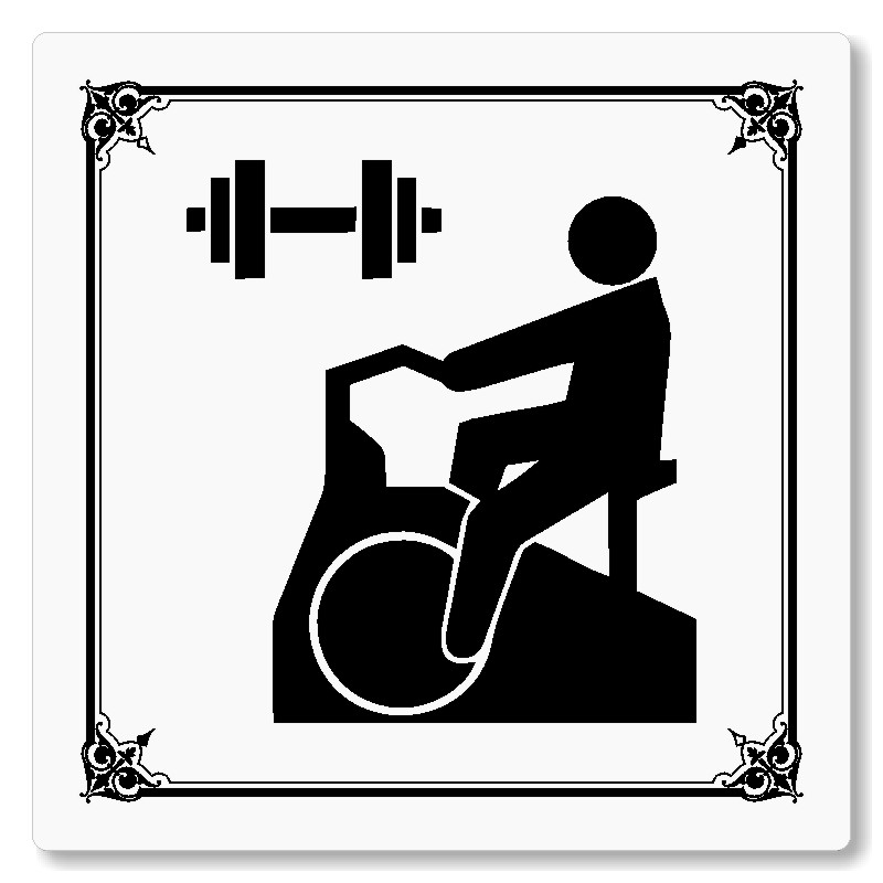 Fitness, 100x100mm, bílá, Nebraska